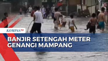 Hujan Deras Guyur Jakarta, Kawasan Mampang hingga Kebayoran Lama Terendam Banjir