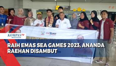Raih Emas SEA Games 2023, Ananda Raehan Disambut Keluarga