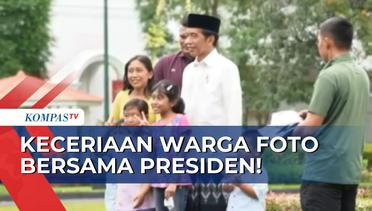 Warga Yogyakarta Antusias Foto Bersama Presiden Jokowi di Istana Kepresidenan Gedung Agung!