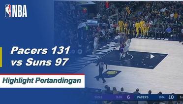 NBA I Cuplikan Pertandingan : Pacers 131, Suns 97