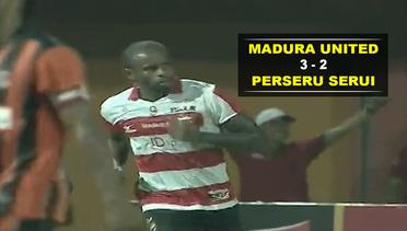 Greg Nwokolo Sumbang 2 Gol Kemenangan Madura United atas Perseru Serui