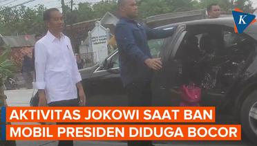 Mobil Presiden Diduga Bocor, Jokowi Turun di Pinggir Jalan