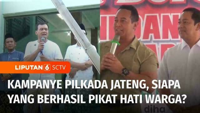 Kampanye Pilkada Jateng, Andika-Hendrar Sambangi Mak-Mak & Ahmad Luthfi ke Pasirsari | Liputan 6