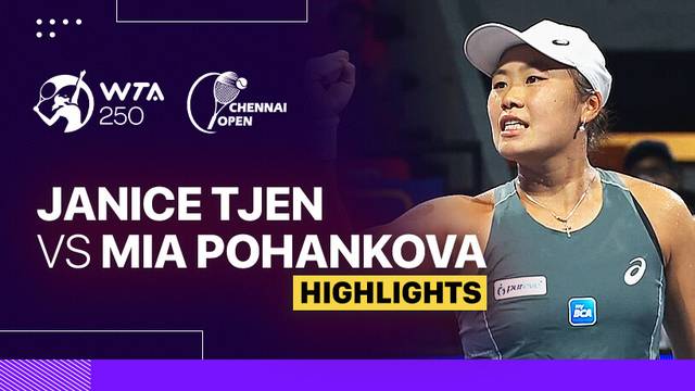 Janice Tjen vs Mia Pohankova - Highlight | WTA 250: Chennai Open 2025