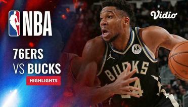 Philadelphia 76ers vs Milwaukee Bucks - Highlights | NBA Regular Season 2023/24