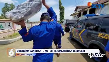 Polisi Gelar Patroli Di Desa Terisolir Akibat Banjir