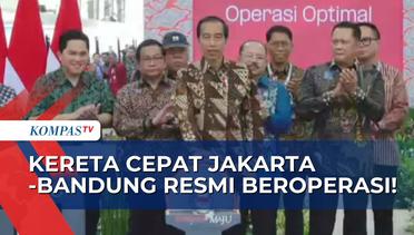 Resmikan Kereta Cepat Jakarta-Bandung di Stasiun Halim, Ini Pesan Jokowi!