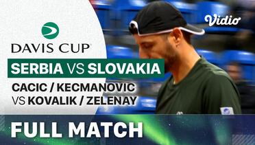 Serbia (Nikola Cacic & Miomir Kecmanovic) vs Slovakia (Lukas Klein & Igor Zelenay) - Full Match | Qualifiers Davis Cup 2024
