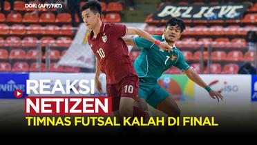 Reaksi Netizen saat Timnas Futsal Indonesia Kalah di Final Piala AFF 2022