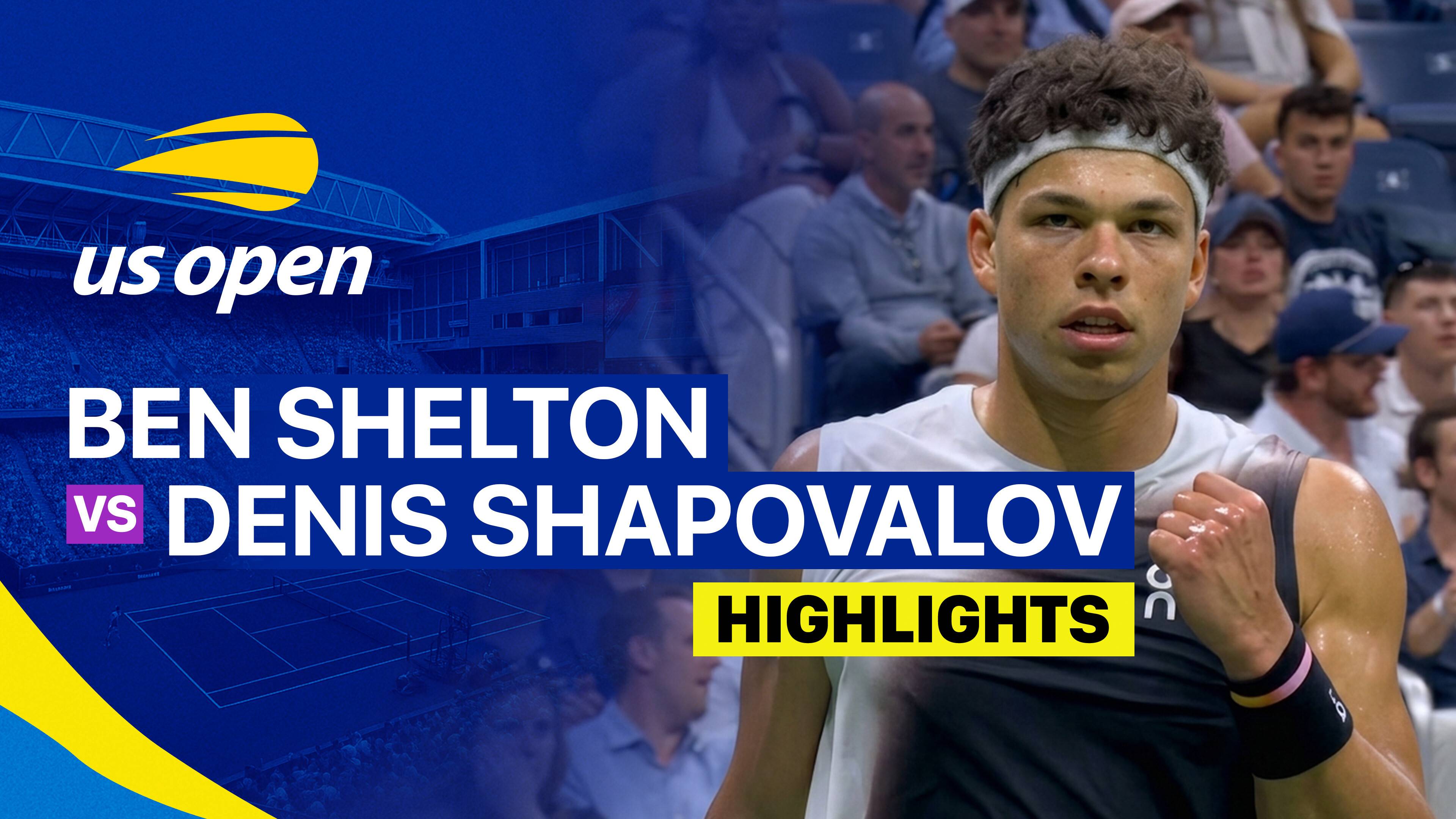 Ben Shelton vs Denis Shapovalov - Men's Singles Round 3 | US Open Tennis Championships 2026