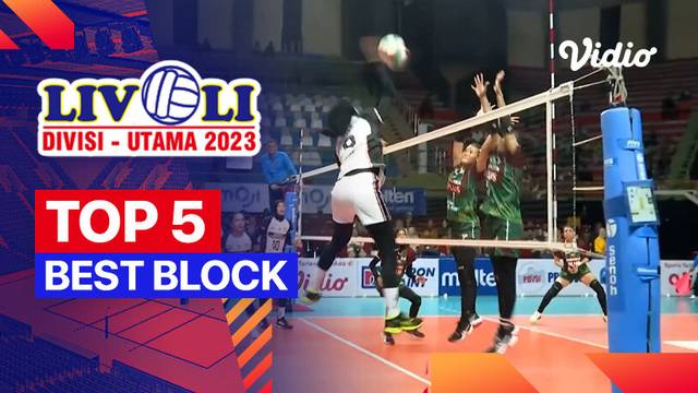 5 Block Terbaik Hari Ke-14 | Livoli Divisi Utama 2023