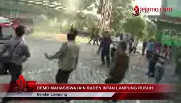 Demo Mahasiswa Di IAIN Raden Intan Lampung Rusuh