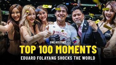 Top 100 Moments In ONE History - 2 - Eduard Folayang Shocks The World