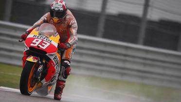 Walau Terjatuh, Marquez Masih yang Tercepat di MotoGP Austin 2016