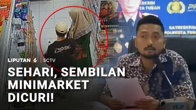 Sehari, Sembilan Minimarket Dicuri | Liputan6
