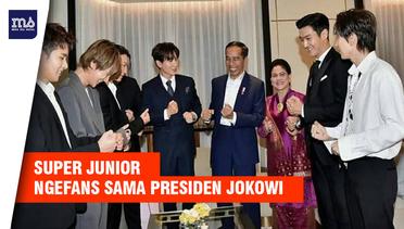 Jokowi dan Super Junior Akhirnya Goyang Dayung Bersama di Korea 