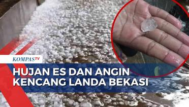 Video Amatir Rekam Detik-Detik Fenomena Hujan Es di Cikarang Barat!