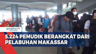 5.224 Pemudik Berangkat Dari Pelabuhan Makassar