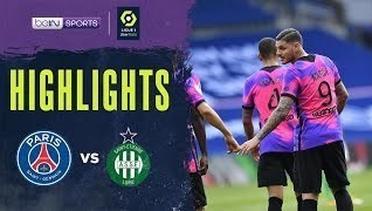 Match Highlights | PSG 3 vs 2 Saint Etienne | Ligue 1 Uber Eats 2021