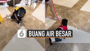 Viral Hewan Peliharaan Buang Air Besar di Lantai Mall