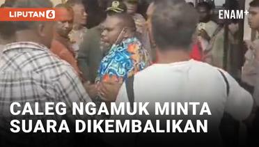 Tidak Terima Suara Hilang, 2 Caleg di Timika Ngamuk Saat Rapat Pleno Kabupaten