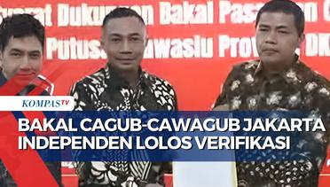 KPU Umumkan Bakal Cagub-Cawagub Jakarta Jalur Independen Lolos Verifikasi