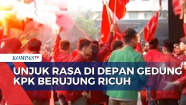Tuntut Ketua KPK Firli Bahuri Mundur, Demo Mahasiswa di Depan Gedung KPK Ricuh!