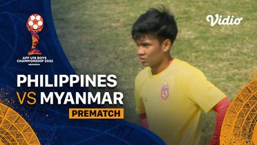 Jelang Kick Off Pertandingan - Philippines vs Myanmar