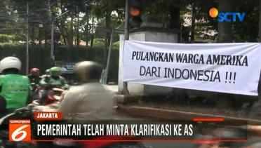 Spanduk Provokatif Muncul Pasca-Penolakan Panglima TNI Masuk AS - Liputan6 Malam