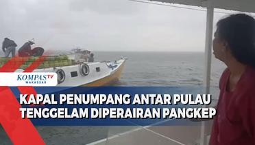 Kapal Penumpang Antar Pulau Tenggelam Diperairan Pangkep
