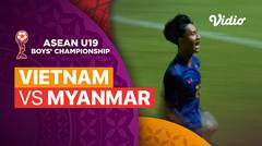 Vietnam vs Myanmar - Mini Match | ASEAN U19 Boys Championship 2024