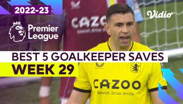 5 Aksi  Penyelamatan Kiper Terbaik | Matchweek 29 | Premier League 2022/23