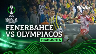 Fenerbahce vs Olympiacos - Highlights | UEFA Europa Conference League 2023/24 - Quarter Final