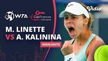 Semifinal: Magda Linette vs Anhelina Kalinina - Highlights | WTA Open Capfinances Rouen Metropole 2024
