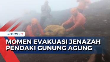 Angin Kencang dan Medan Terjal, Evakuasi Jenazah Pendaki di Puncak Gunung Agung Bali Terhambat