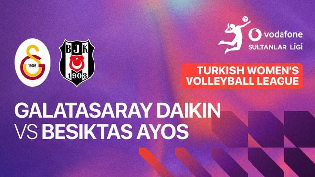 Galatasaray Daikin vs Besiktas Ayos - Full Match | Turkish Women's Volleyball League 2025/26