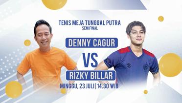 Big Match Tenis Meja! Denny Cagur vs Rizky Billar - 23 Juli Pukul 14.30 WIB