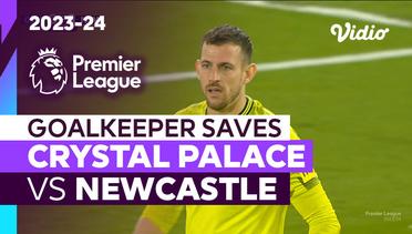 Aksi Penyelamatan Kiper | Crystal Palace vs Newcastle | Premier League 2023/24