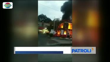 SPBU di Bogor Terbakar, 2 Motor Ludes Dilalap Api - Patroli