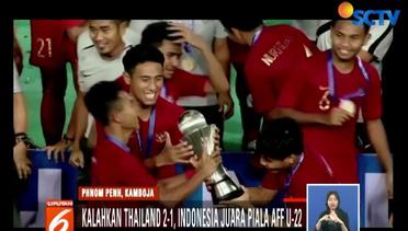 TImnas U-22 Banjir Pujian usai Juara di Piala AFF 2019 - Liputan 6 Siang