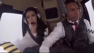 Momen Tragis Helikopter Pengantin Jatuh Dekat Tempat Pernikahan