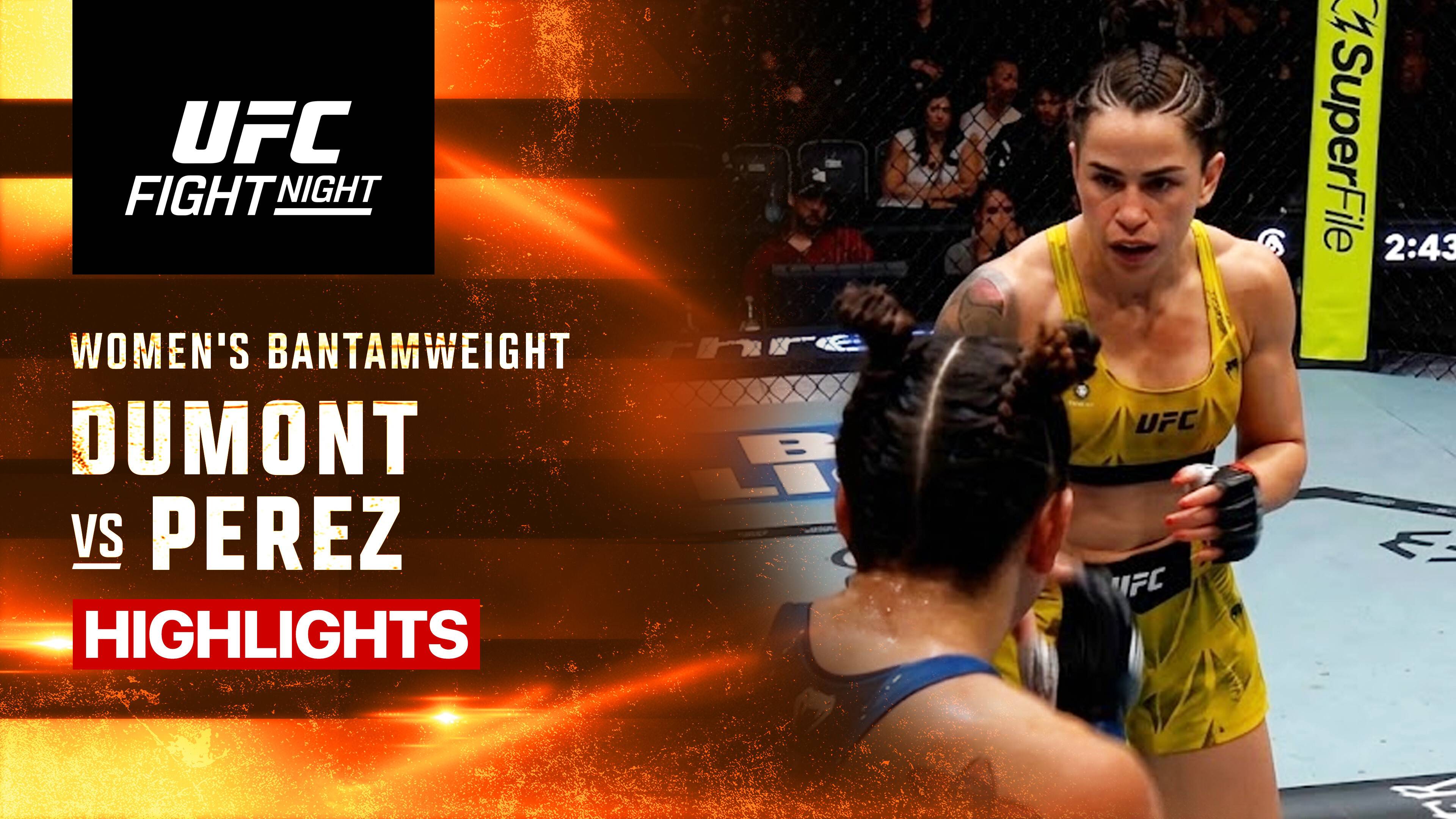 Norma Dumont vs Ailin Perez - Women's Bantamweight | UFC Fight Night