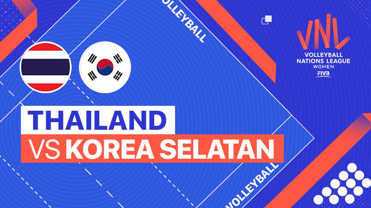 Full Match Thailand vs Korea Selatan Women’s Volleyball Nations