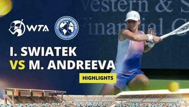 Quarterfinal: Iga Swiatek vs Mirra Andreeva - Highlights | WTA Cincinnati Open 2024