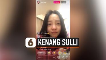 Goo Hara Tuangkan Perasaannya Kenang Sulli lewat Live Instagram