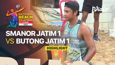 Highlights | Putra (2x2): Smanor Jatim 1 vs Butong Jatim 1 | National Beach Volleyball League 2022