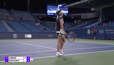 Match Highlights | Ons Jabeur 2 vs 1 Anett Kontaveit | WTA Western & Southern Open 2021