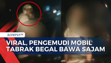 Acungkan Celurit Saat Beraksi, Dua Remaja Begal di Magelang Ini Malah Ditabrak Mobil..!