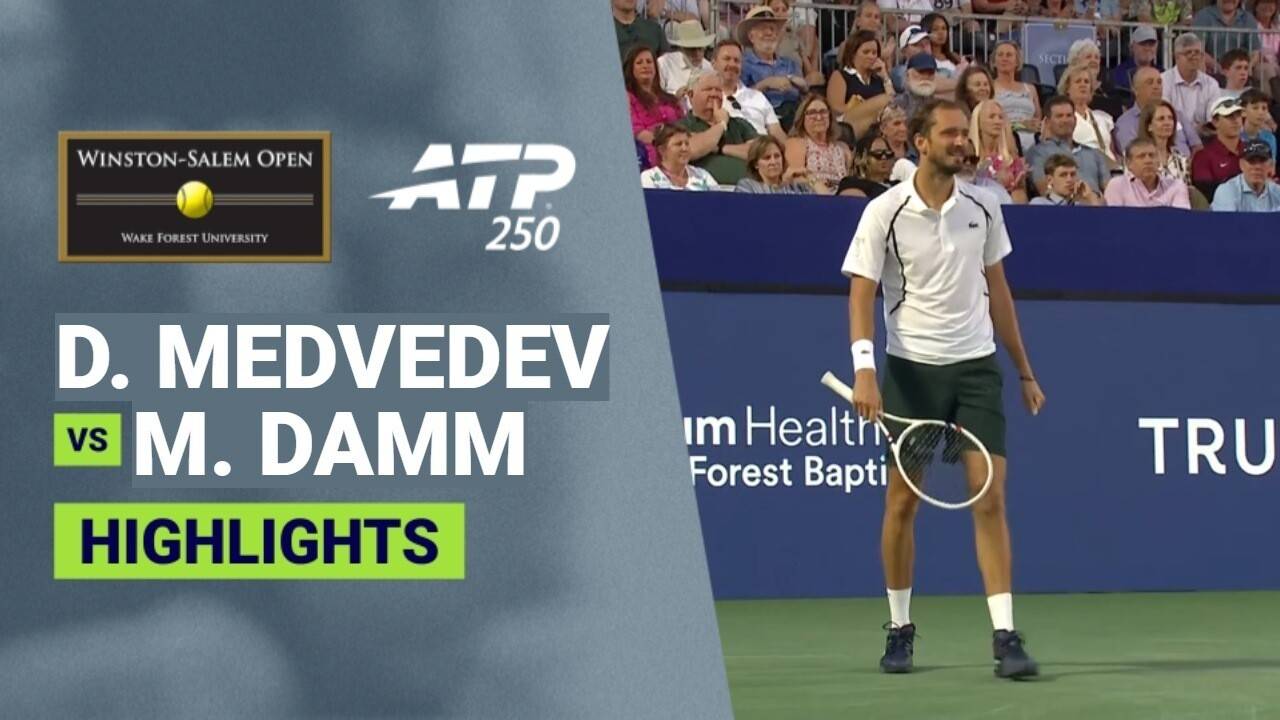 Daniil Medvedev vs Martin Damm - Round 2 | ATP 250: Winston-Salem Open 2026
