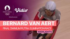 Bernard van Aert - Final Omnium Putra: Elimination Race - Balap Sepeda Trek - Highlights | Olympic Games Paris 2024